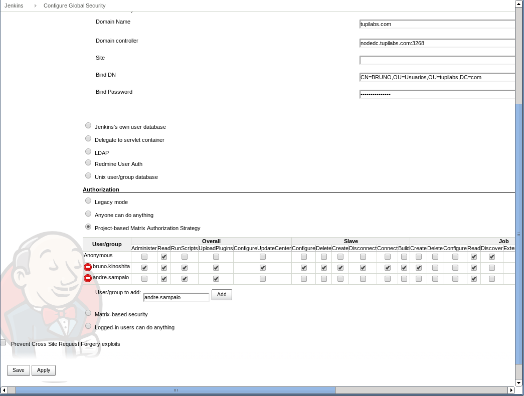 Jenkins Active Directory Plugin
